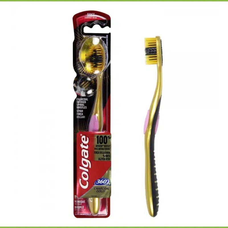 Colgate четка за зъби 360 Gold Charcoal