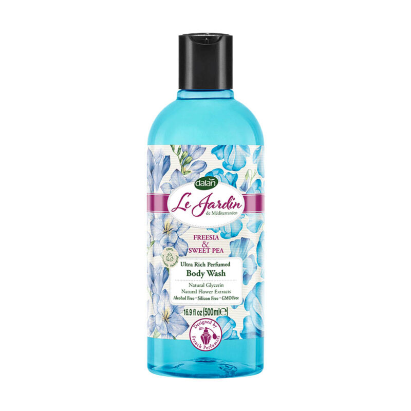 DALAN душ гел 500мл. LE JARDIN - Freesia and Sweet Pea