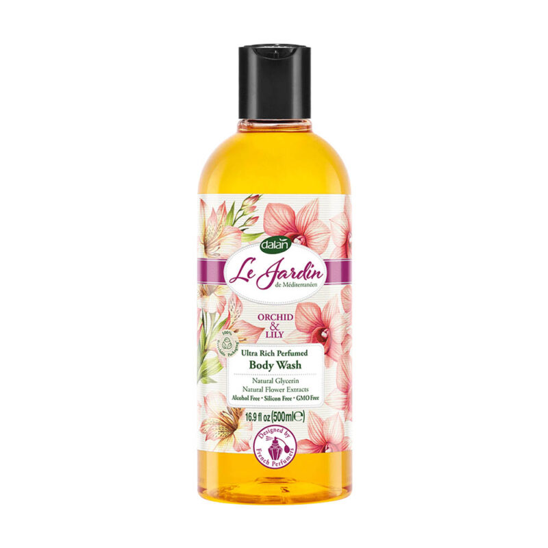 DALAN душ гел 500мл. LE JARDIN - Orchid and Lily