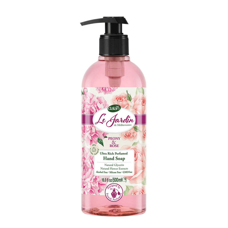 DALAN течен сапун 500мл. LE JARDIN - Peony and Rose