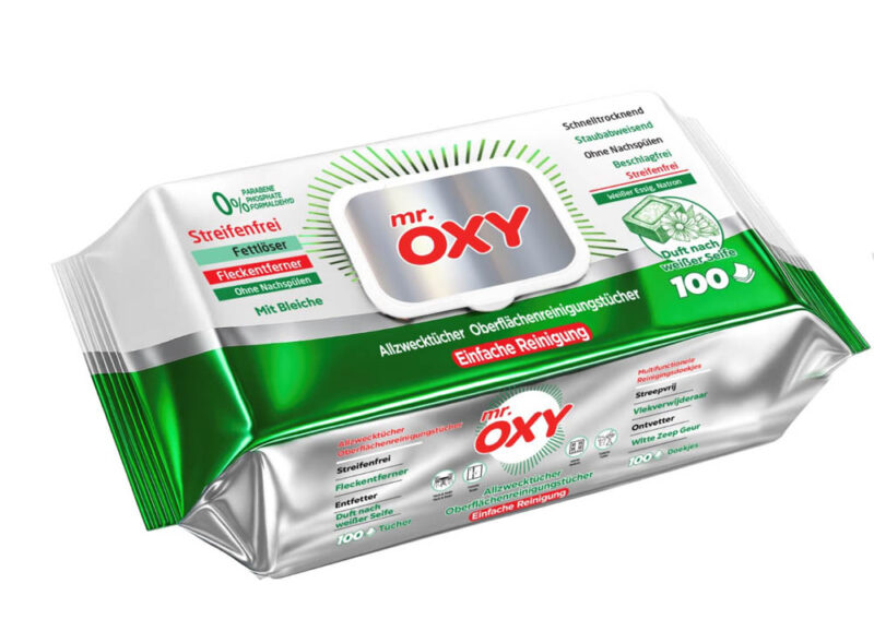 Mr. OXY почистващи мокри кърпи Maxima х 100 броя Soap